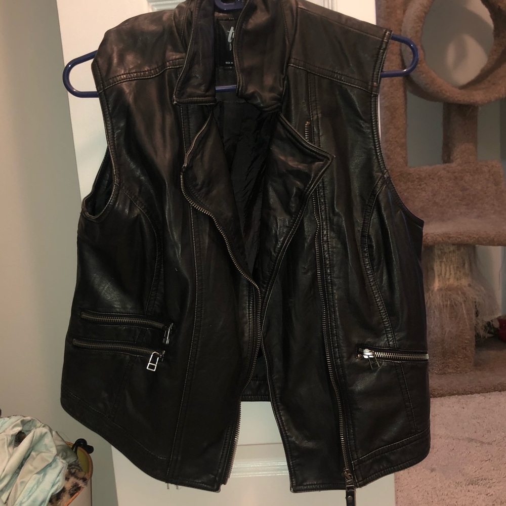 leather vest